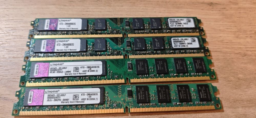 Pamięć RAM Kingston 8GB (4x2GB) DDR2 667 MT/s CL15