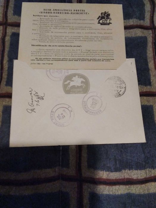 1958 FDC Rainha Santa Isabel e São Teotónio