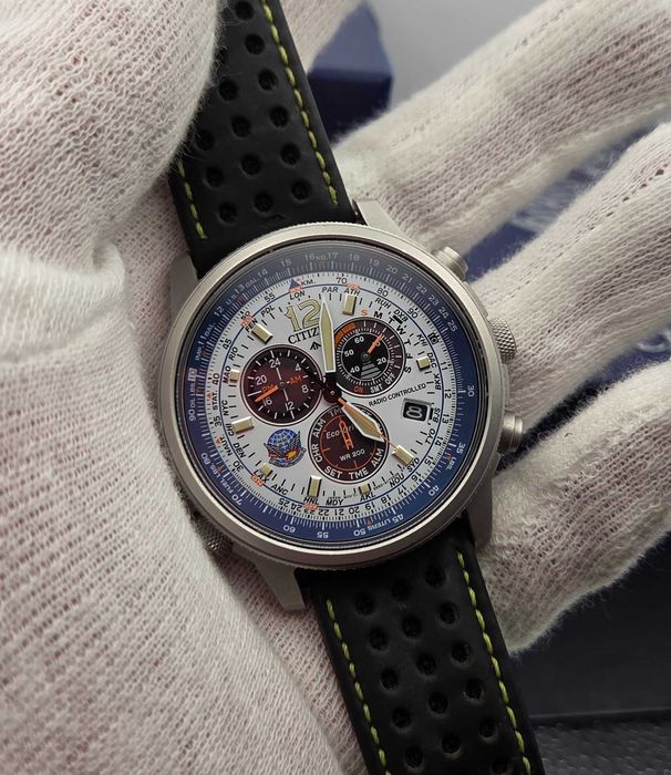 Świetny Citizen Promaster Blue Impulse Radio Controlled World Time, Eco-Drive