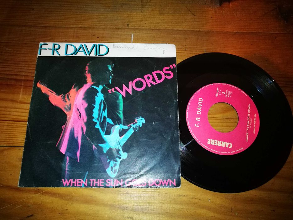 FR David - Words SINGLE