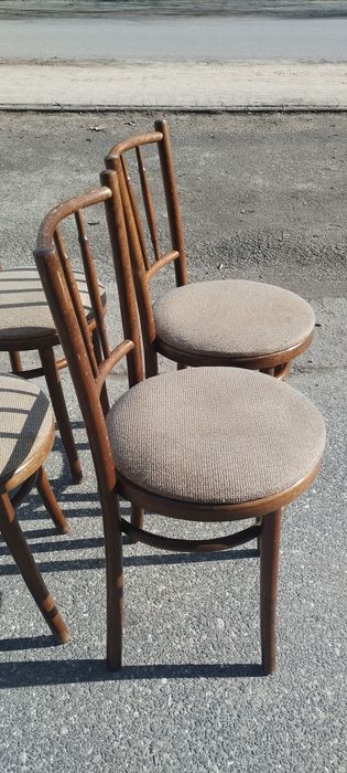 Krzesła gięte krzesło gięte Radomsko krzesła PRL vintage