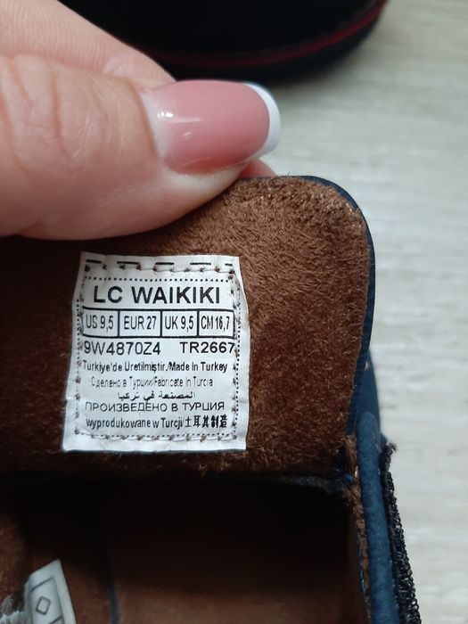 Туфлі 27 розмір, полуботінки 17 см вайкікі, LC-WAIKIKI