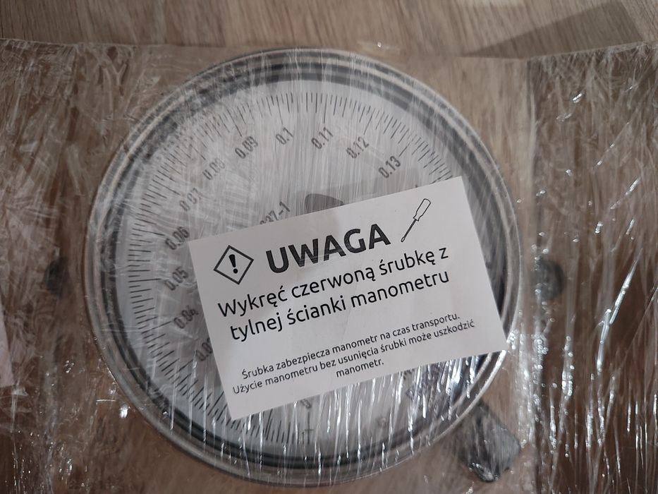 Manometr kontrolny WIKA  nowy z kalibracja