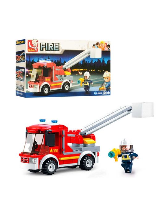 Конструктор Sluban M38-B0632 пожежна машинка,пожарная машинка