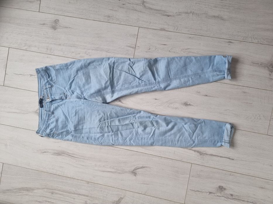 jeansy skinny, mid waist