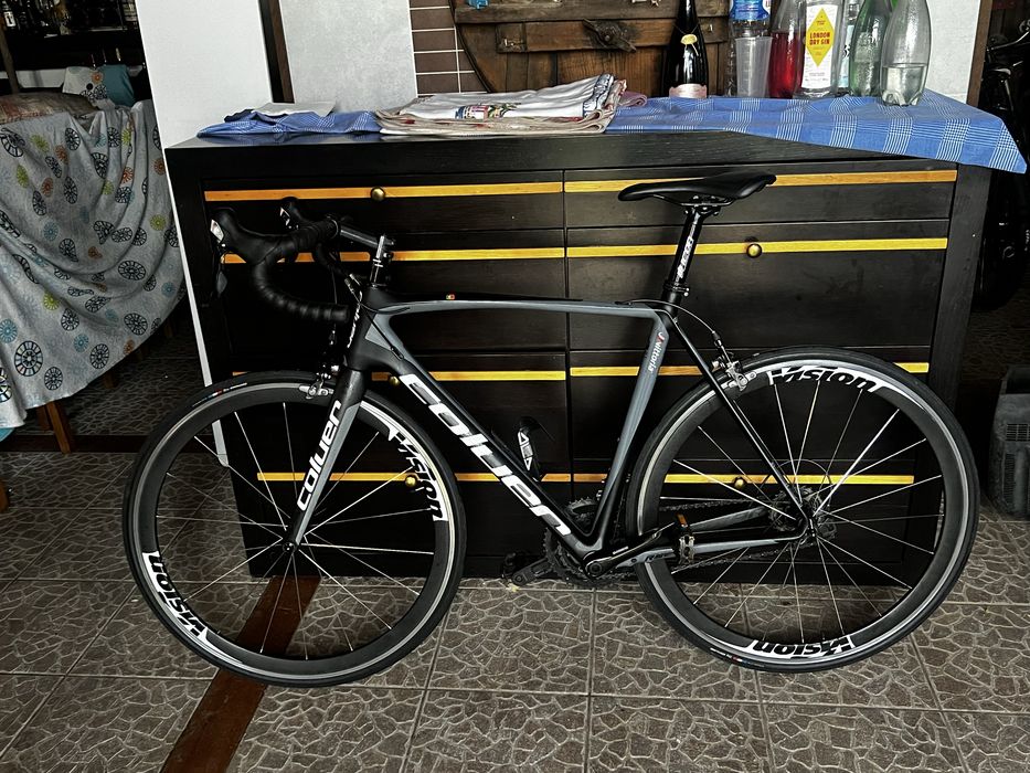 Bicicleta Estrada Coluer Carbono – Quadro 56– Rodas Vision carbono