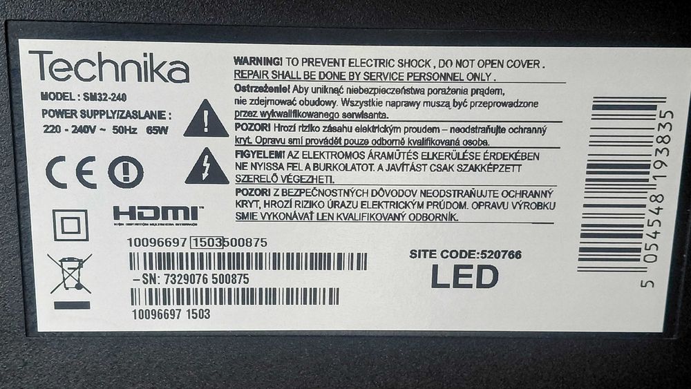 Telewizor TECHNIKA 32"