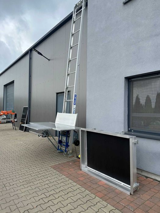 Podpora teleskopowa 4-5,6 m do drabiny windy dekarskiej SIMPLEX  GEDA