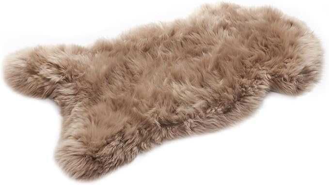 Dywan Skóra Naturalna Owcza 110 cm Cappucino