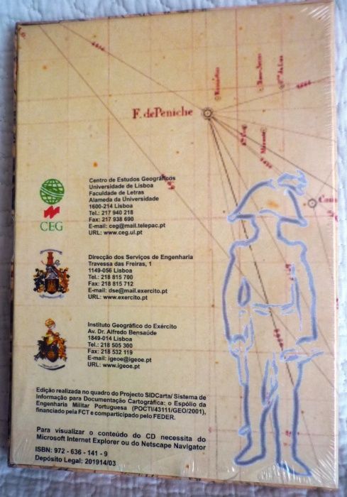 CD-Rom Contributos para a História da cartografia militar portuguesa