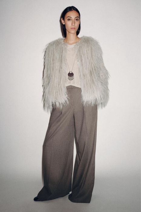 Еко шуба шубка жакет zara зара