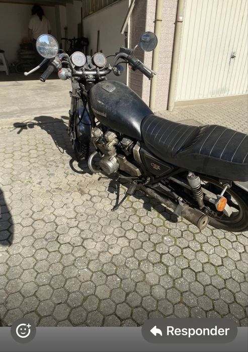 Moto antiga classica