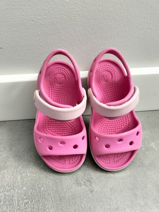 Crocs dziewczynka sandały różowe - Bayaband Sandal, rozmiar C6, 22-23