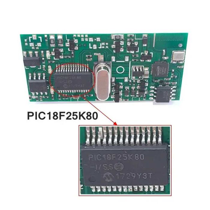 Автосканер OBD2 ELM327 v1.5 Bluetooth чип Pic18F25K80 (2 платы)