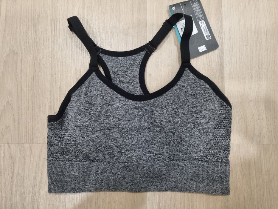 Soutien de desporto cinzento