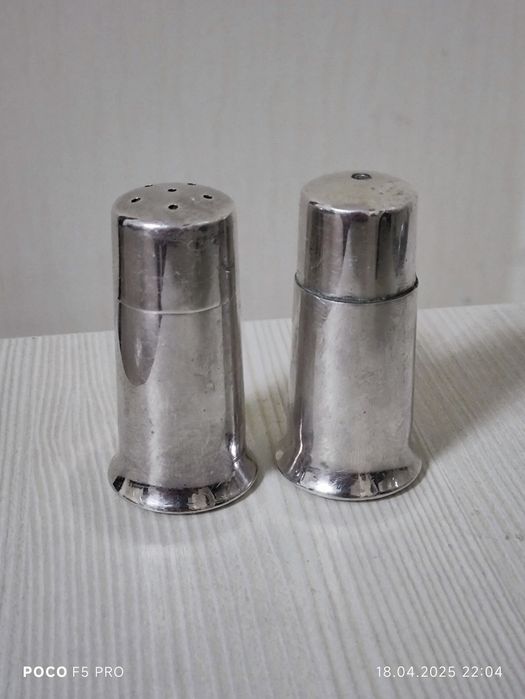 Elkington Plate England антикварна посріблена ємність для солі/перцю