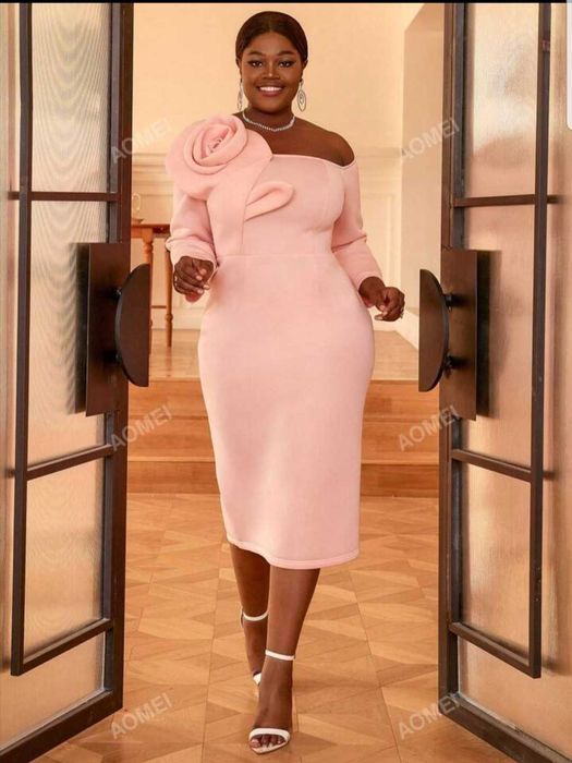 Неймовірна рожева сукня бренду "AOMEI" 54 розміру UK22