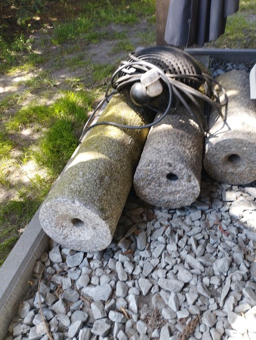 Fontanna z granitu 3 szt i pompka