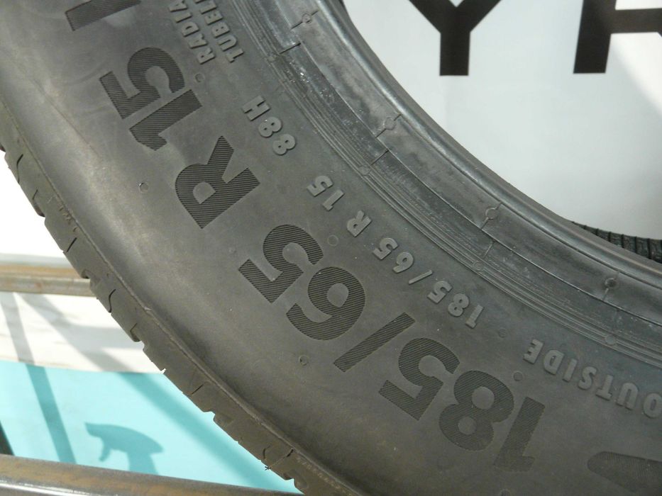 Opony letnie x2 185/65R15 Continental Demontaż #E143
