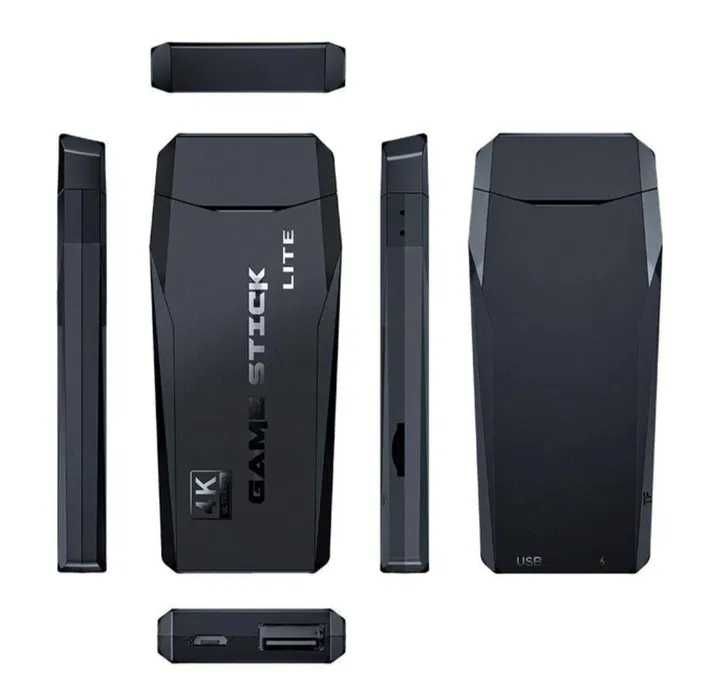 Ігрова приставка Game Stick Lite 64 Gb для ТВ, 4k Ultra HD, 2 геймпада