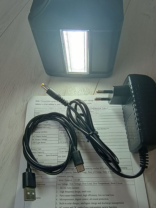 UPS Gaiaray 100W stacja zasilania powerbank AC/DC 76.8Wh. Prywatnie