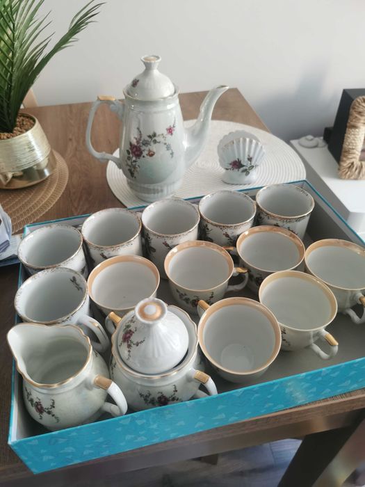 Porcelana made Poland zestaw kawowy