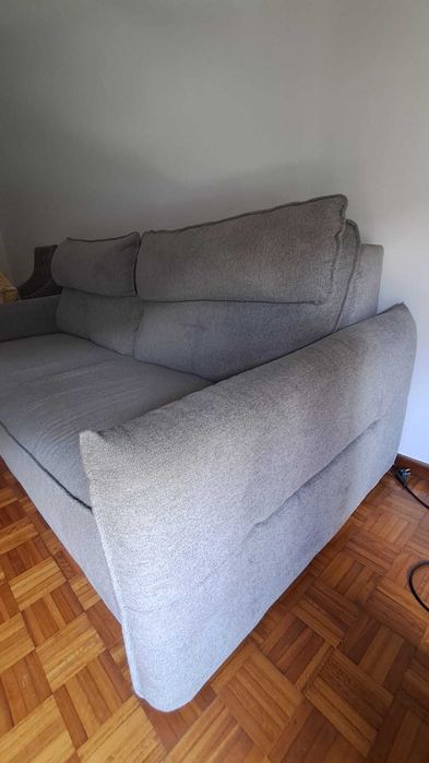 Sofá 3 lugares cinza