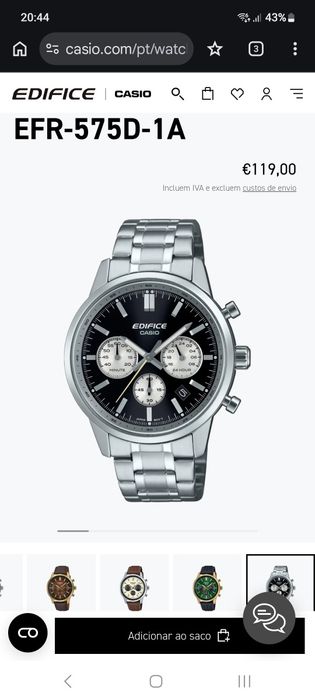 Relógio Casio Edifice