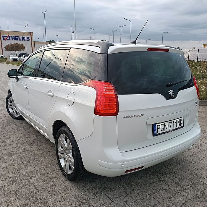 Peugeot 5008 2,0 HDi 163km. Automat, kolor biała perła, bogate wyposażenie.