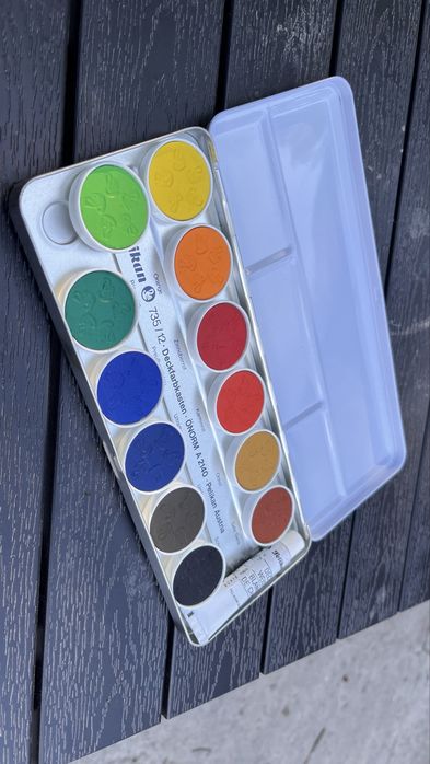 Набір акварельних фарб Pelikan 735 / 12 (Австрія)