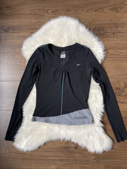 Nike dri fit training czarna sportowa bluzka na siłownię do ćwiczeń xs