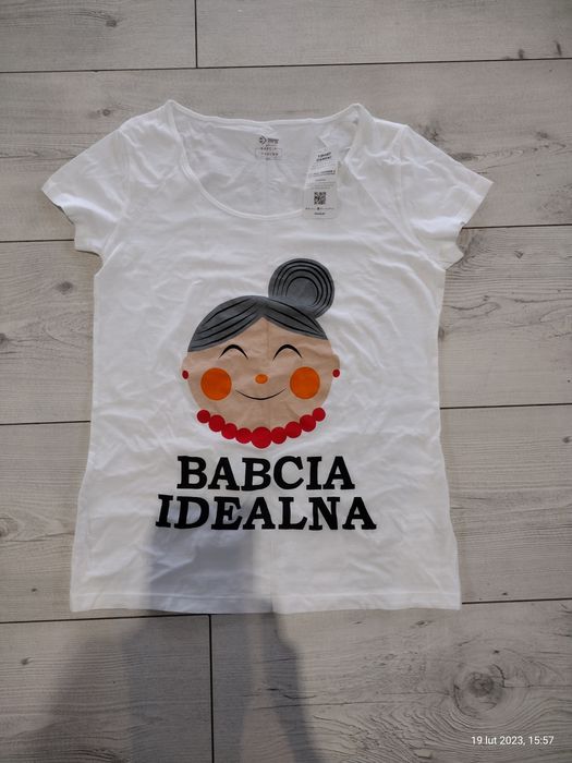 Koszulka babcia idealna moraj
