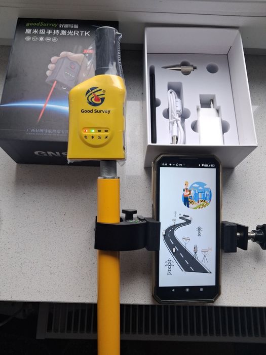Odbiornik GNSS Good Survey HL3 IMU laser + kamera+ XSurvey