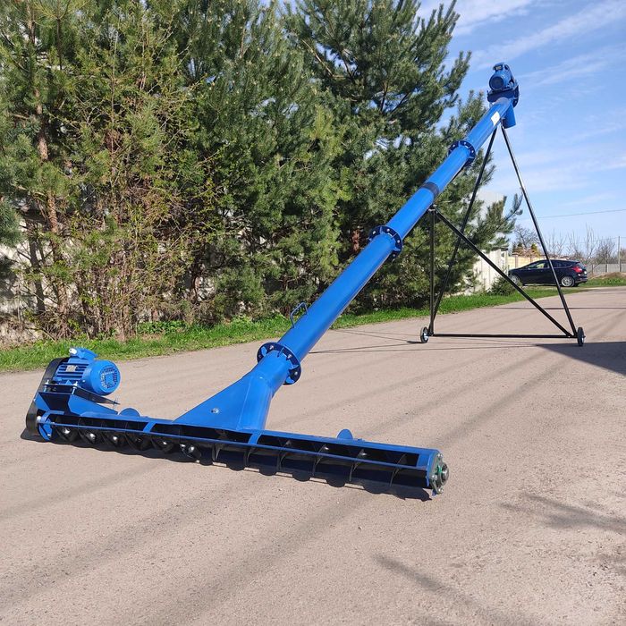 Шнековый навантажувач 159 мм*2 м,б/дв, шнек, шнековий погрузчик зерна