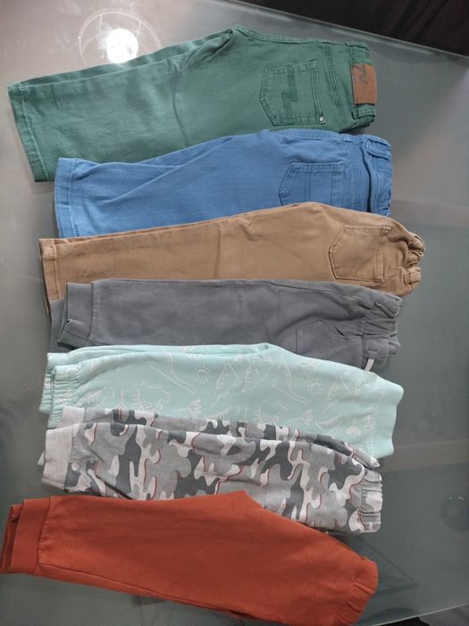 Lote calças de bebé menino