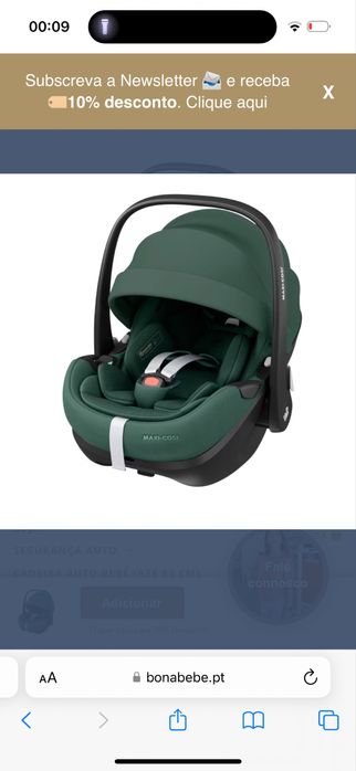 Ovo maxi cosi Pro Family com base iso fix rotaçao