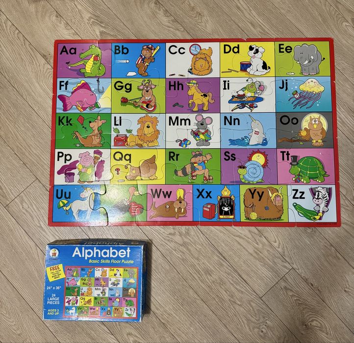 пазл Alphabet Basic Skills Floor Puzzle Англійський алфавіт