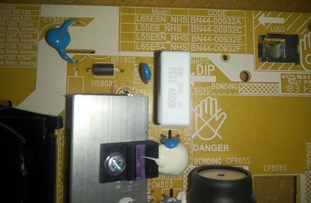 Блок живлення BN44-00932A телевізора Samsung UE55NU7179U