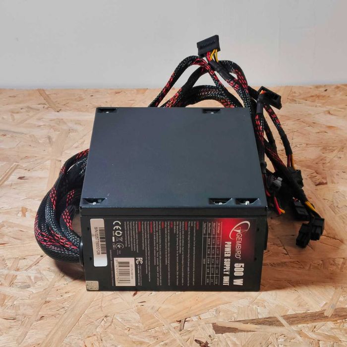 Zasilacz Komputerowy Gembird BlackBoxPower 500W ATX Oplot GPU CPU SATA