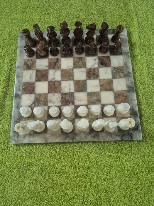 Szachy marmur - onyx
