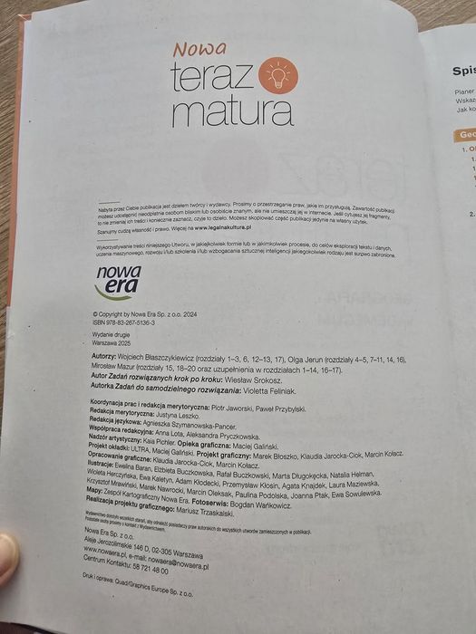 Vademecum Teraz nowa matura geografia
