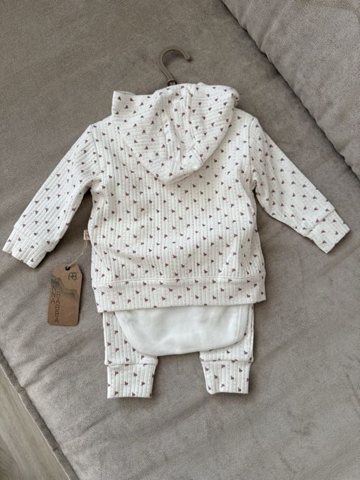 Новий костюм 3-ка на дівчинку Anna Babba 62-68р 3-6 місяців