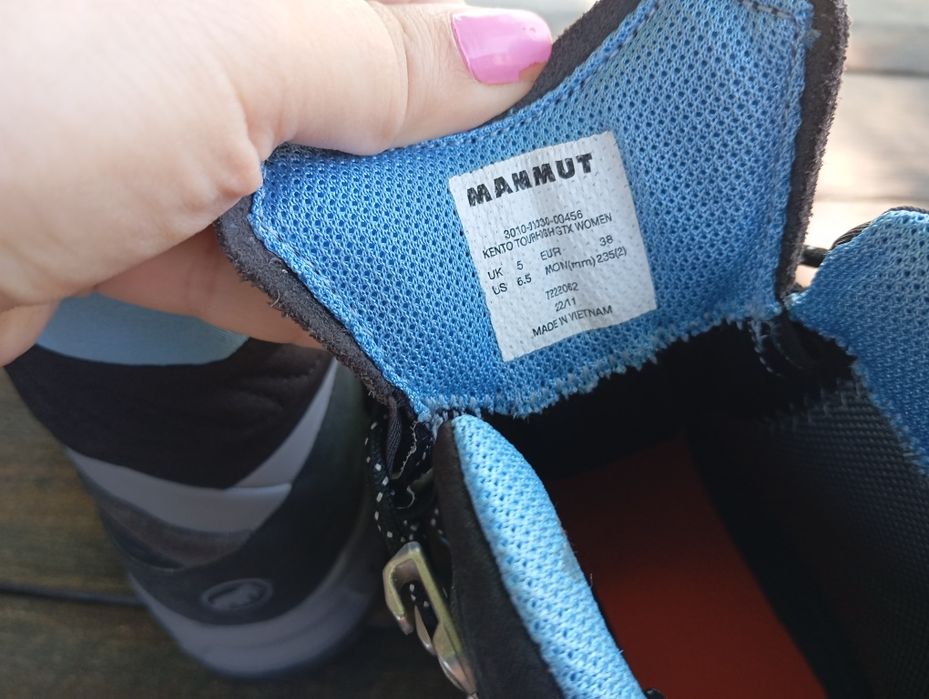 Гірські черевики жіночі Mammut Kento Tour High GTX® Women Dark titanium-whisper
