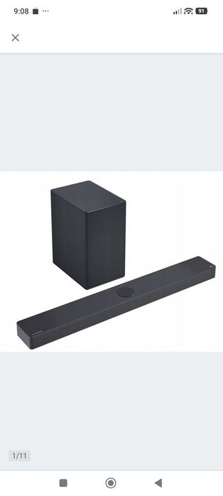 LG SC9S Soundbar 3.1.3 z subwooferem | Dolby Atmos | Bluetooth | TV
