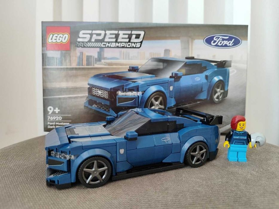 LEGO Speed Champions 76920 Ford Mustang Dark Horse Klocki Samochód Torba