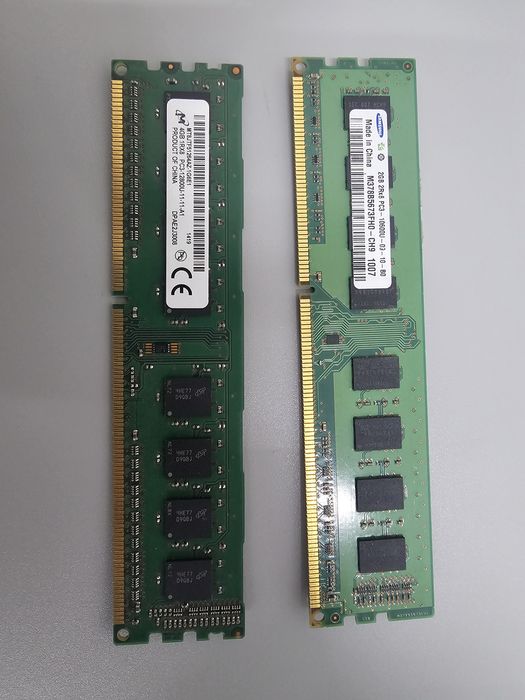 Memórias RAM DDR3 para PC Desktop – 4GB Micron + 2GB Samsung