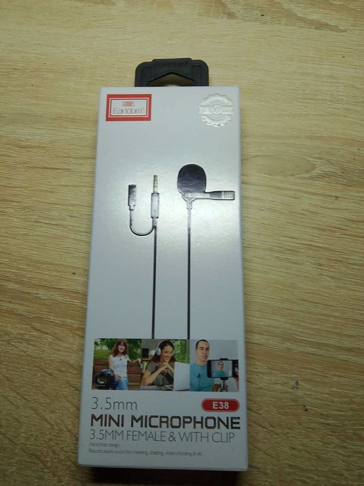 Mini microphone фірми Eardom розьємом 3,5мм (модель ET-E38)