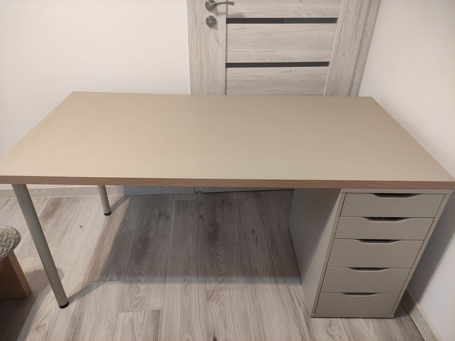Biurko ikea linnmon alex 150x75cm