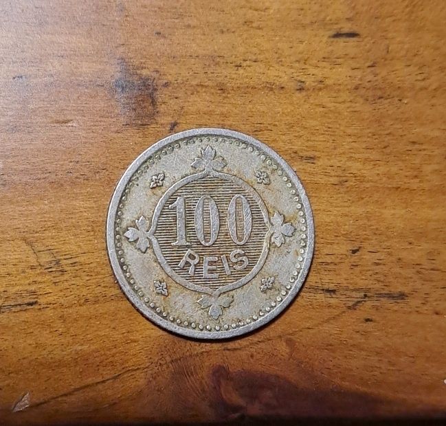 Moeda 100 reis 1900