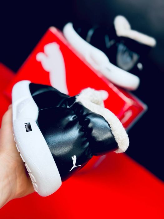 Дутики снегоходы кожаные Puma / большой выбор размеров !!